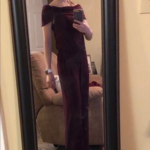 BRAND NEW! Maroon Jumpsuit. Never worn.